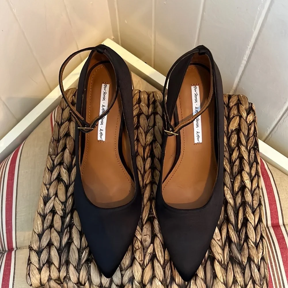 & Other Stories Satin Stiletto Heels in Black - Picture 3 of 15